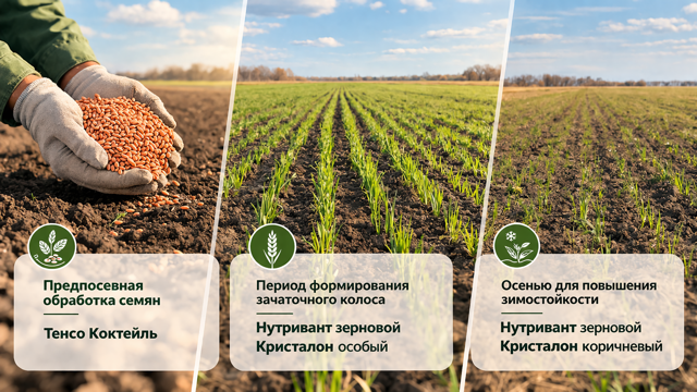 Технология внесения удобрений фирмы «Интеррос»: Зерновые культуры
