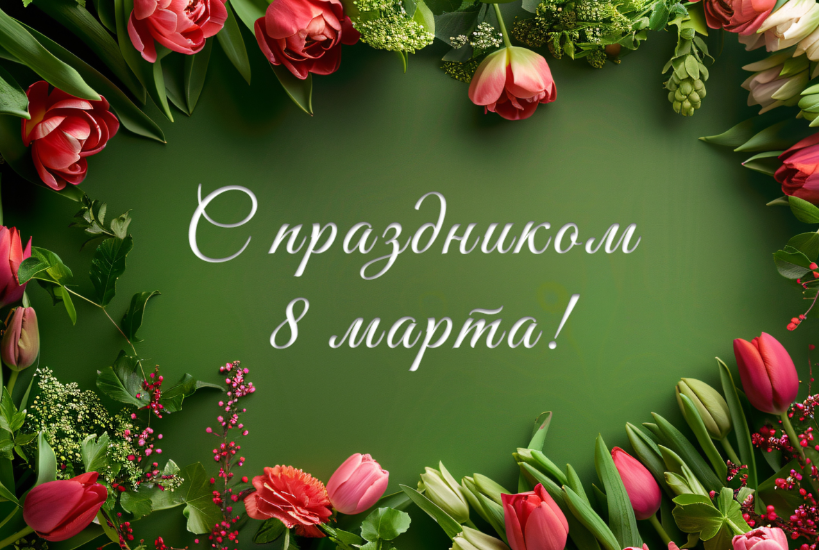 С праздником 8 марта