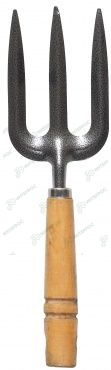 Вилка посадочная с деревянной ручкой