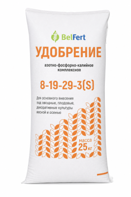 Азотно-фосфорно-калийное 8-19-29-3(S)