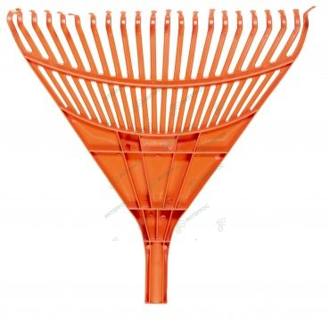 Грабли пластинчатые веерные пластм. с тулейкой