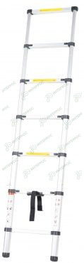 Лестница алюминиевая телескопическая 2м, 2.6м и 3.2м